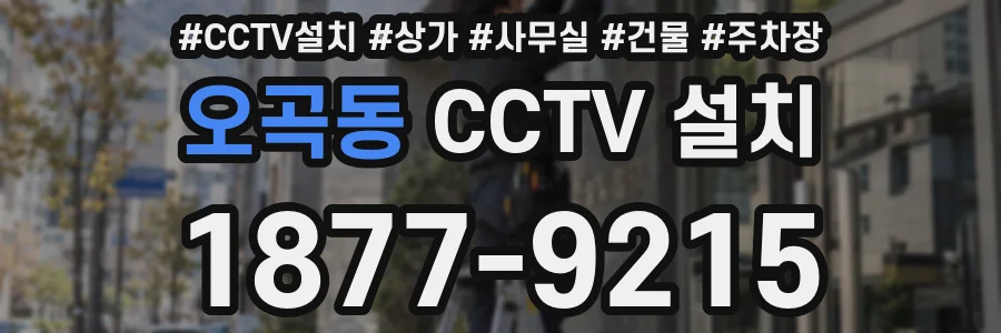 오곡동 CCTV 설치