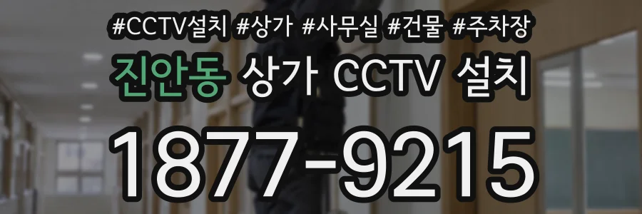 진안동 상가 CCTV 설치