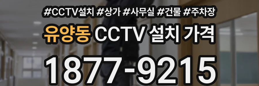 유양동 CCTV 설치 가격
