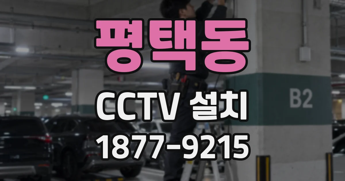 평택동 CCTV 설치