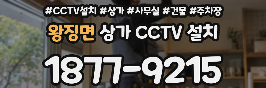 왕징면 상가 CCTV 설치