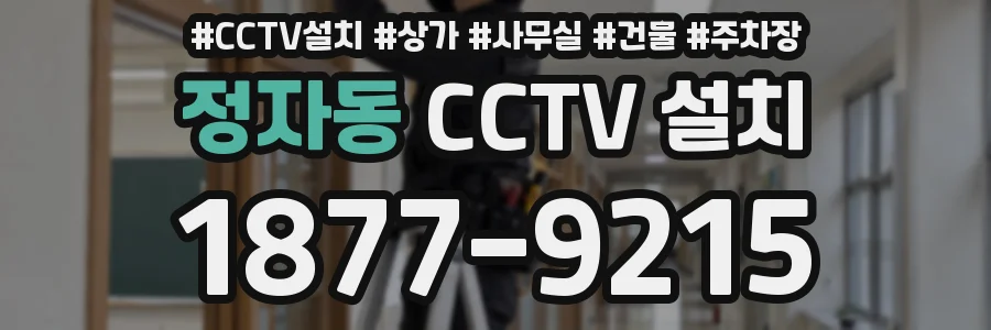 정자동 CCTV 설치
