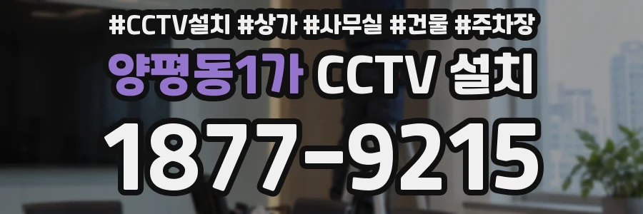 양평동1가 CCTV 설치