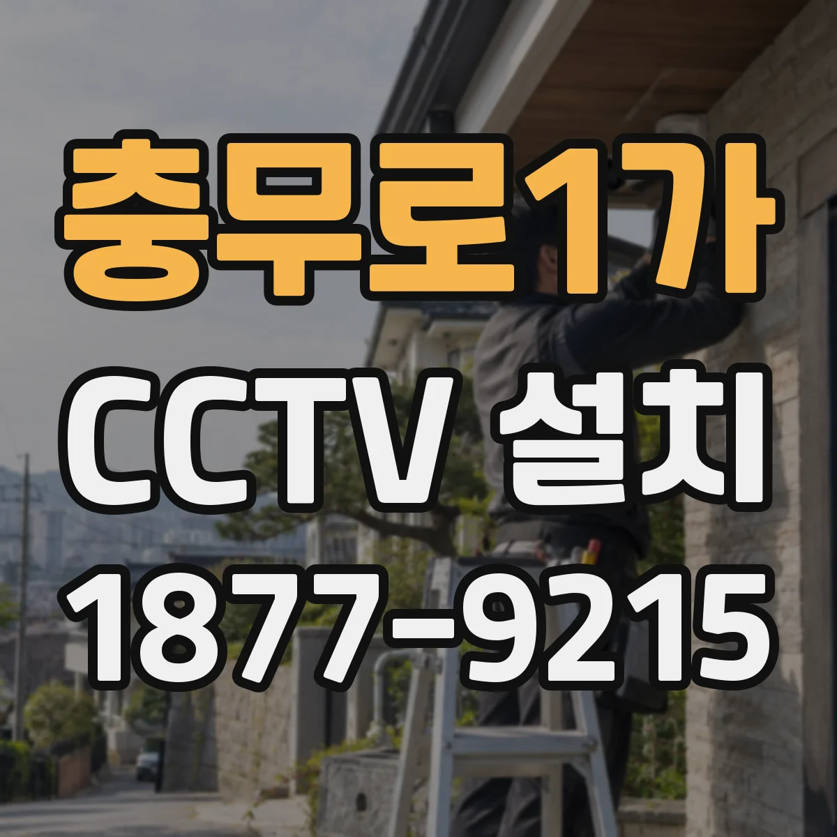 충무로1가 CCTV 설치