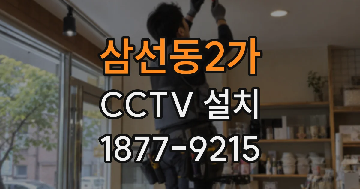 삼선동2가 CCTV 설치