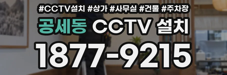 공세동 CCTV 설치