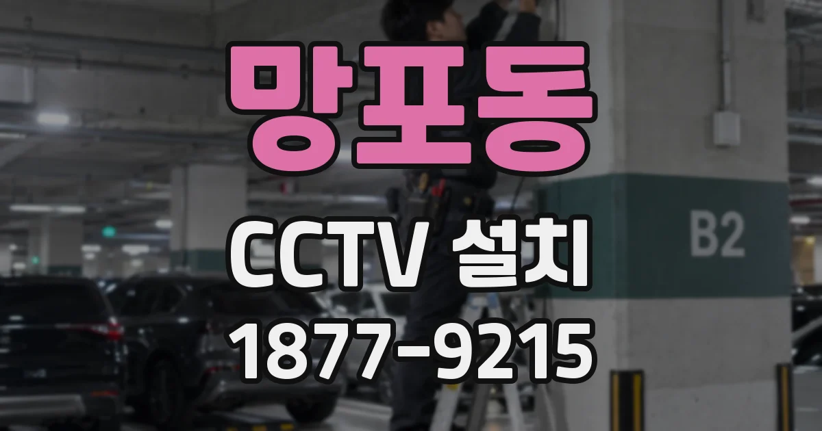 망포동 CCTV 설치