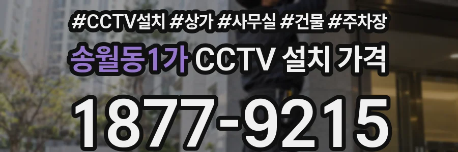 송월동1가 CCTV 설치 가격