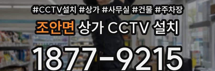 조안면 상가 CCTV 설치