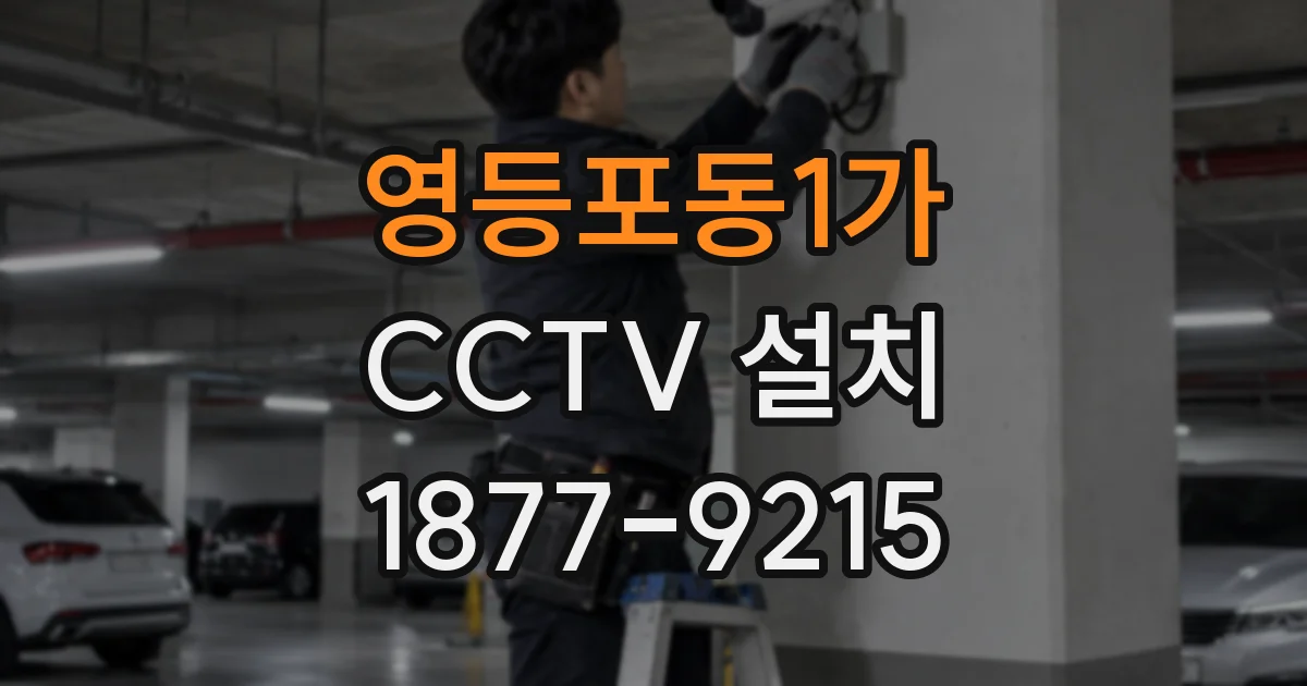 영등포동1가 CCTV 설치