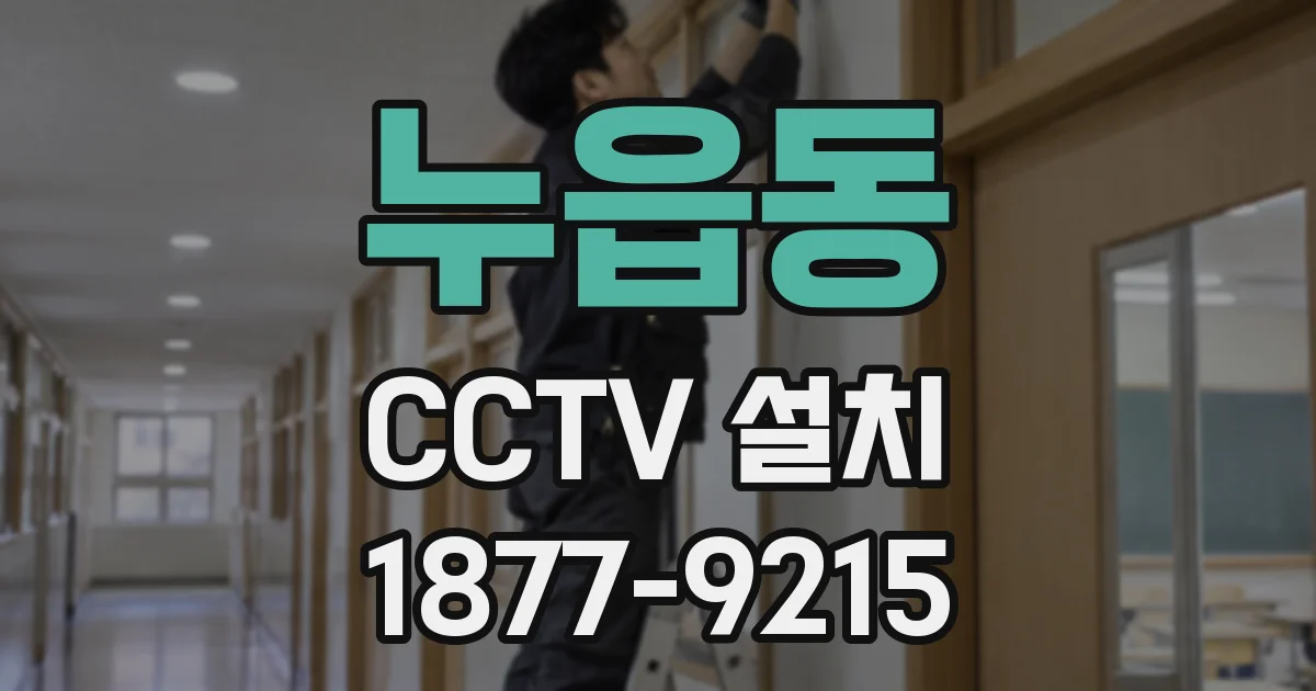 누읍동 CCTV 설치