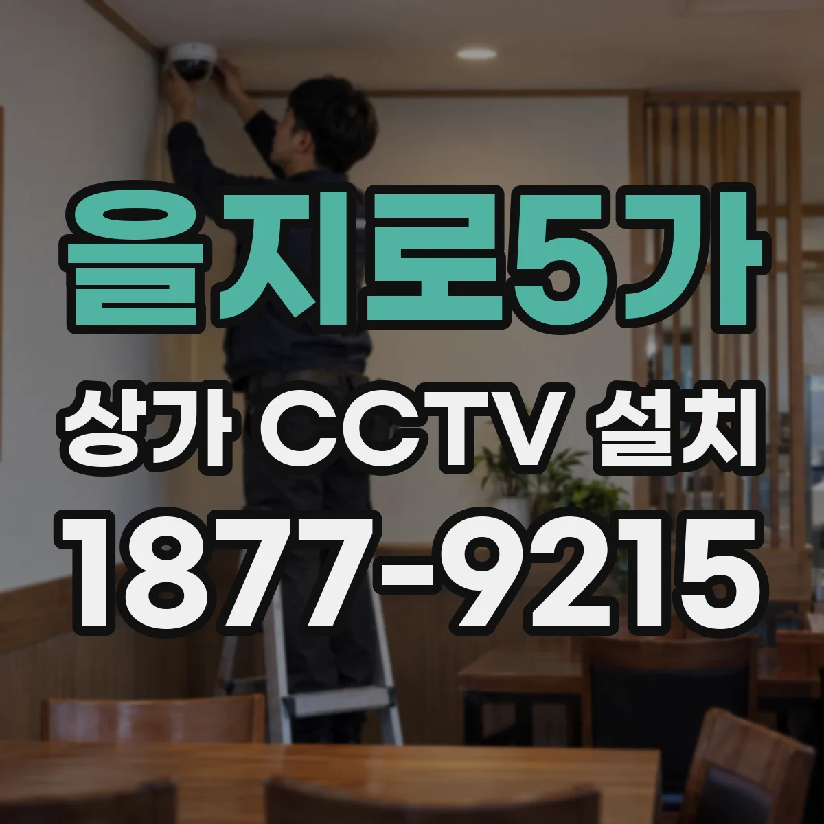 을지로5가 상가 CCTV 설치
