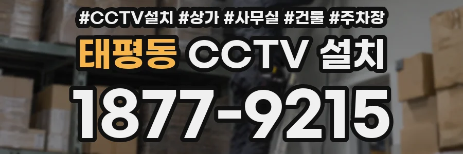 태평동 CCTV 설치