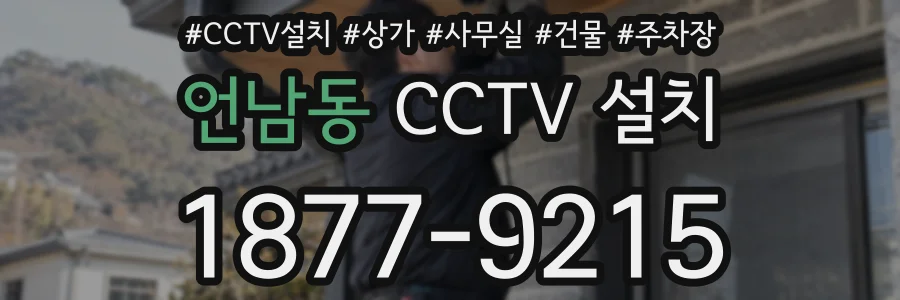 언남동 CCTV 설치