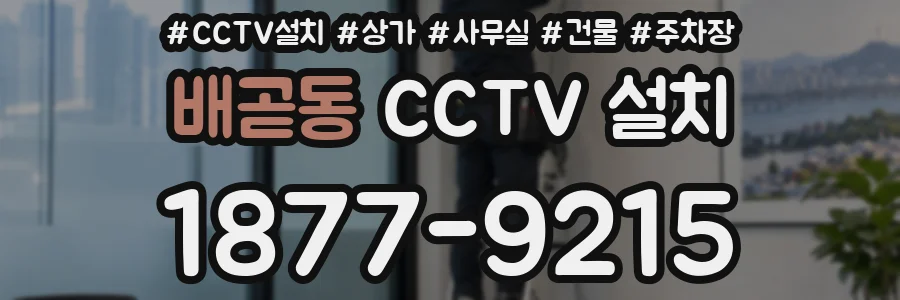 배곧동 CCTV 설치