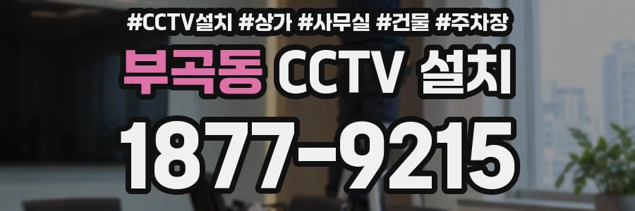 부곡동 CCTV 설치