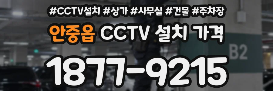 안중읍 CCTV 설치 가격