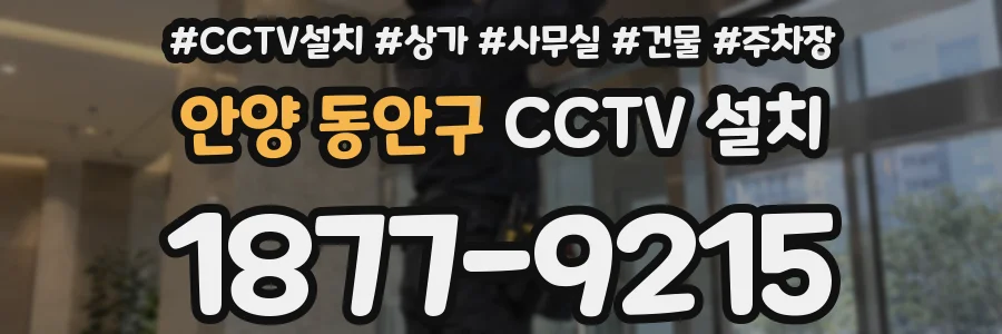 안양 동안구 CCTV 설치