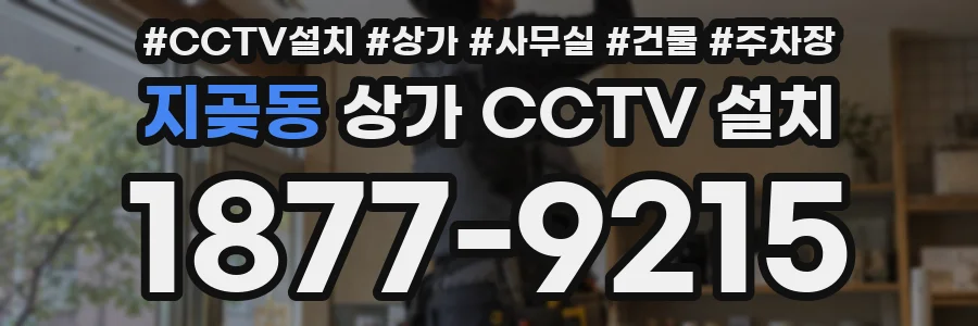 지곶동 상가 CCTV 설치