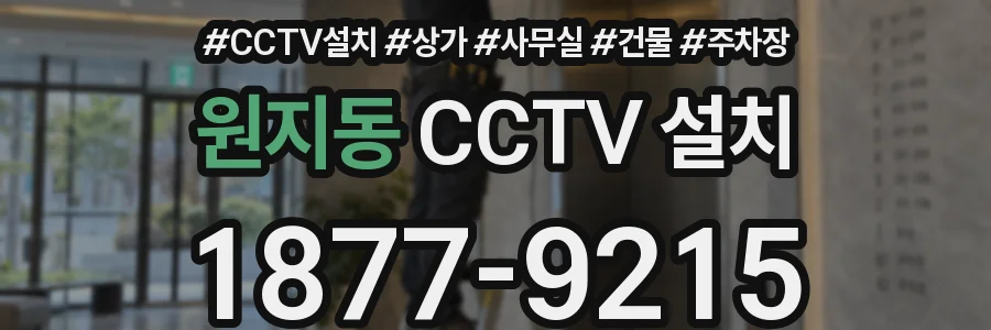 원지동 CCTV 설치