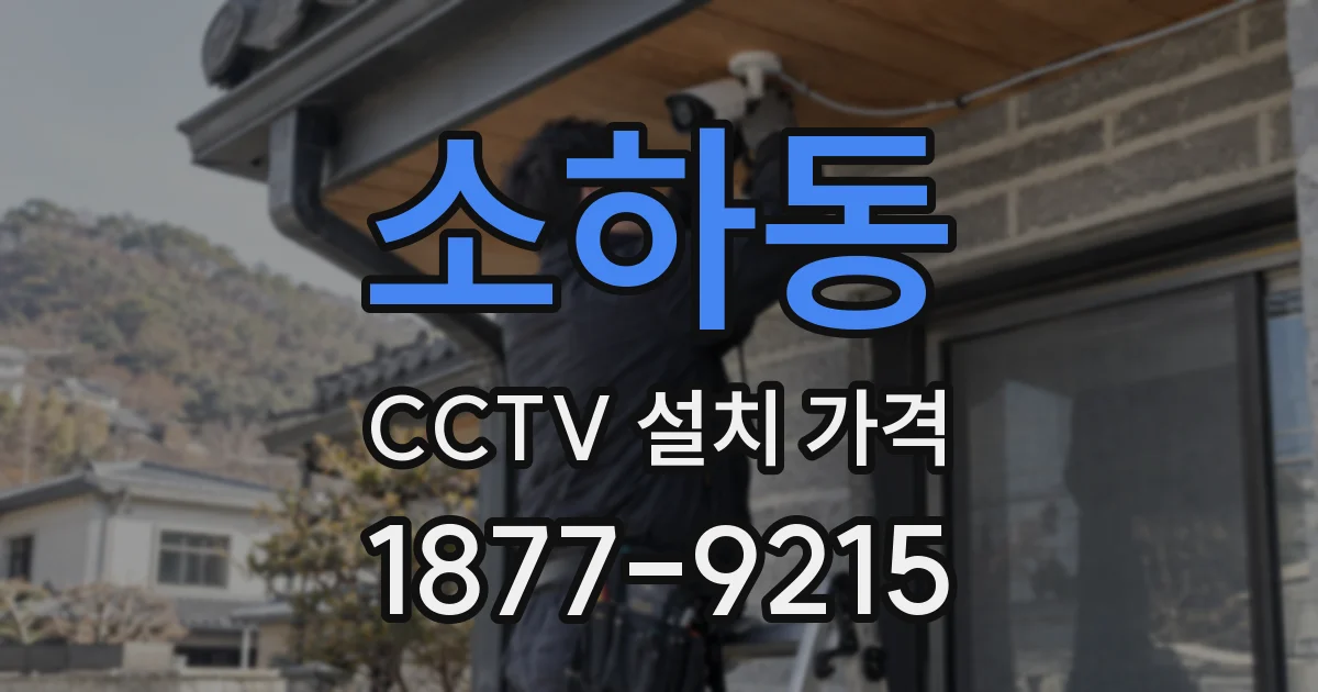 소하동 CCTV 설치 가격