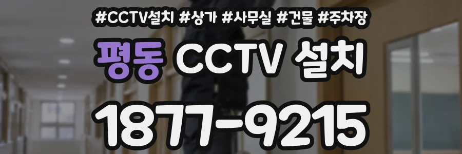 평동 CCTV 설치