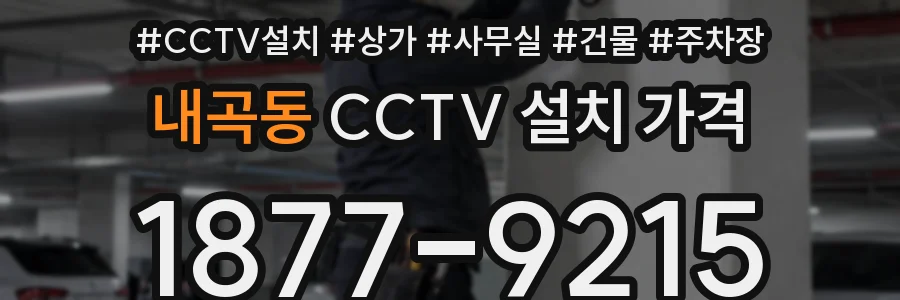 내곡동 CCTV 설치 가격
