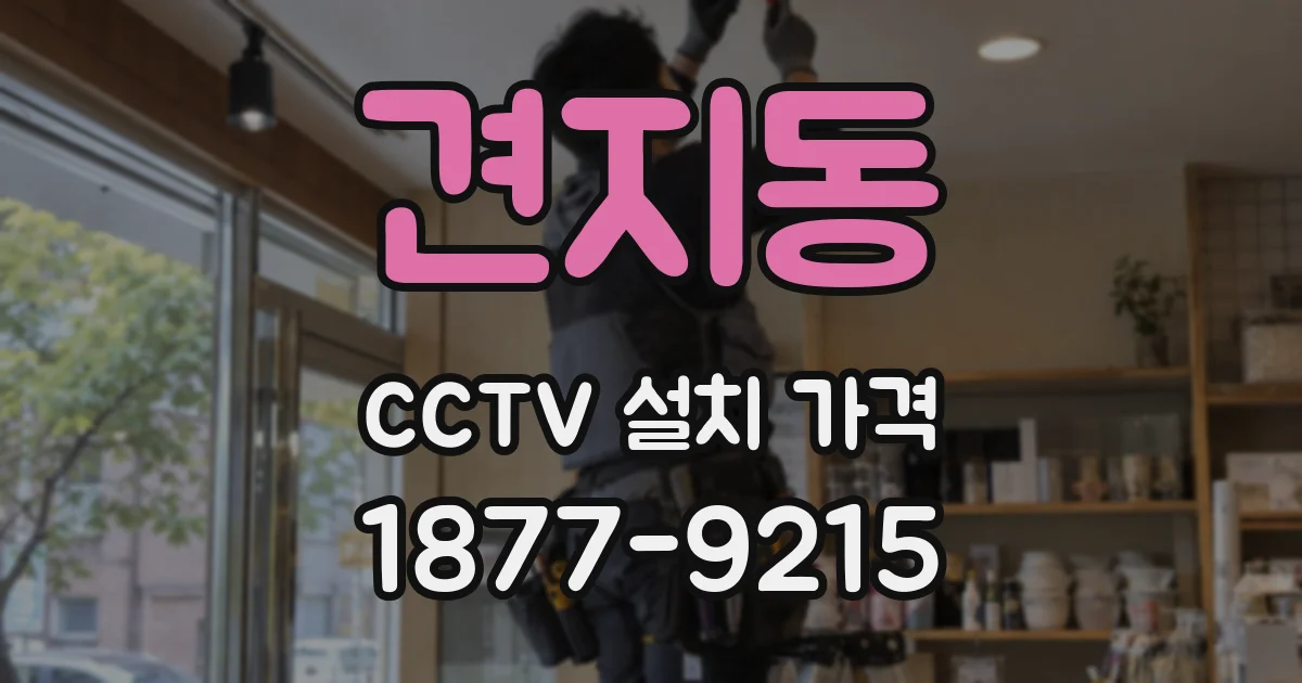 견지동 CCTV 설치 가격