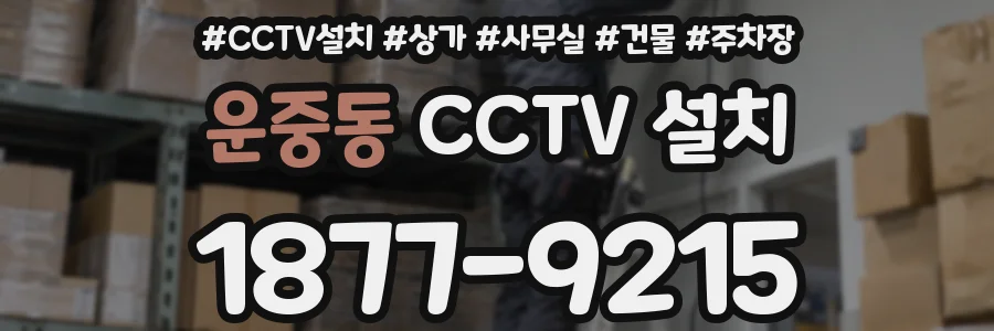 운중동 CCTV 설치