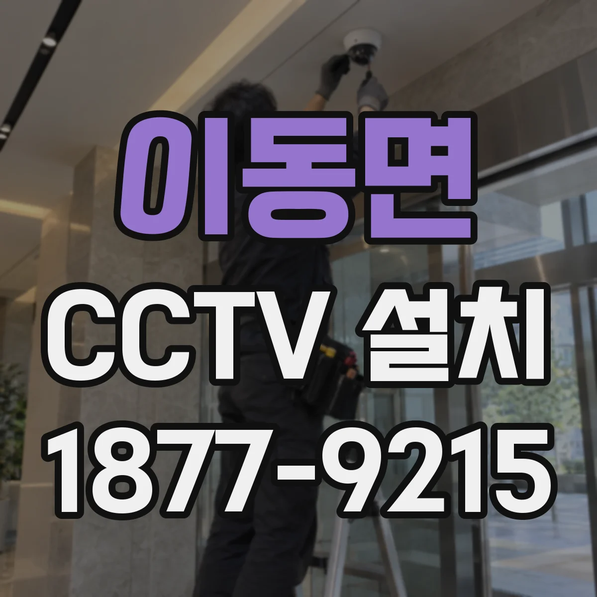 이동면 CCTV 설치
