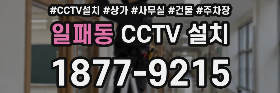 일패동 CCTV 설치
