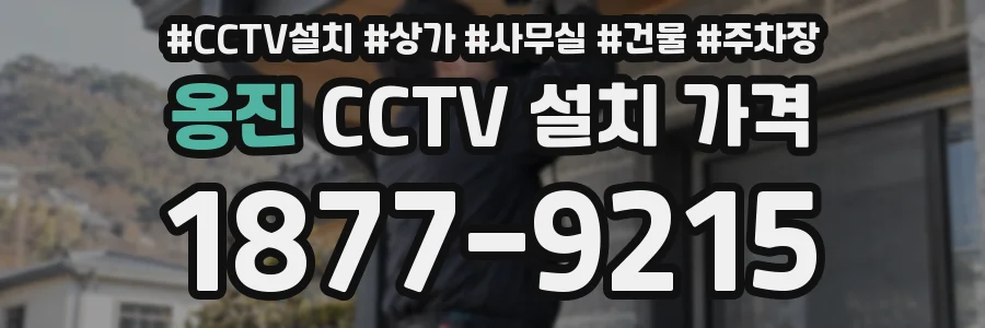 옹진 CCTV 설치 가격