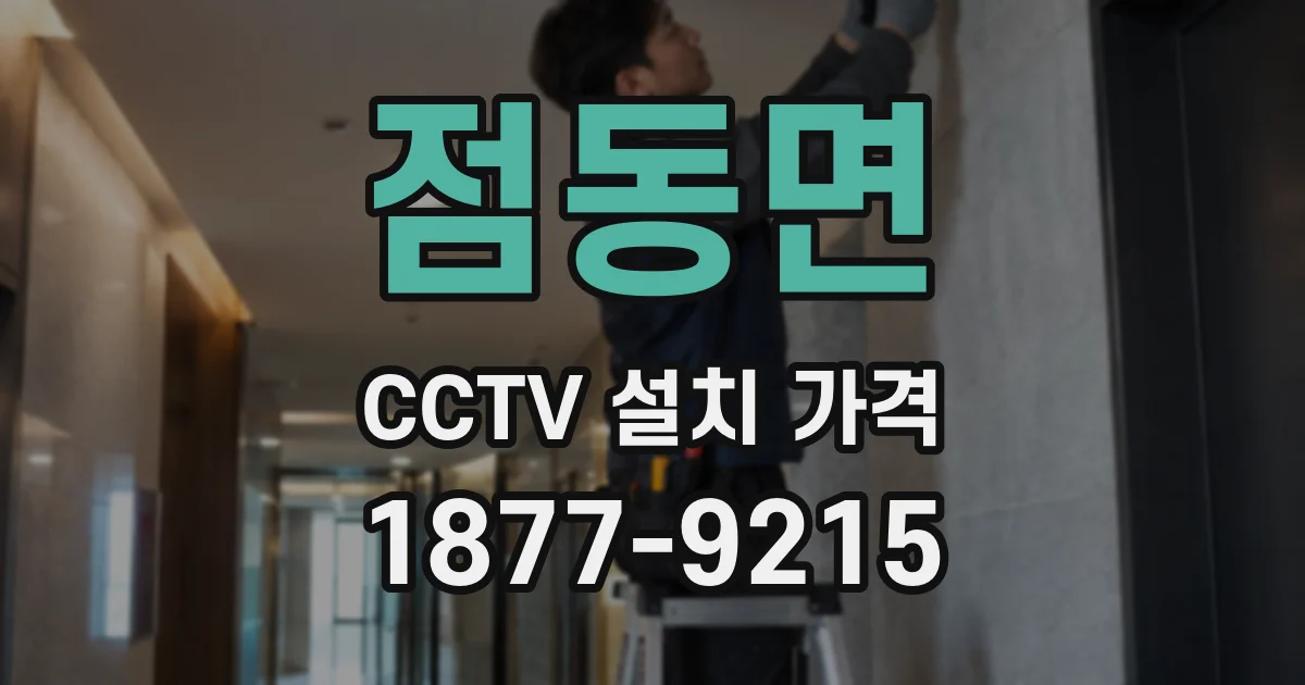 점동면 CCTV 설치 가격