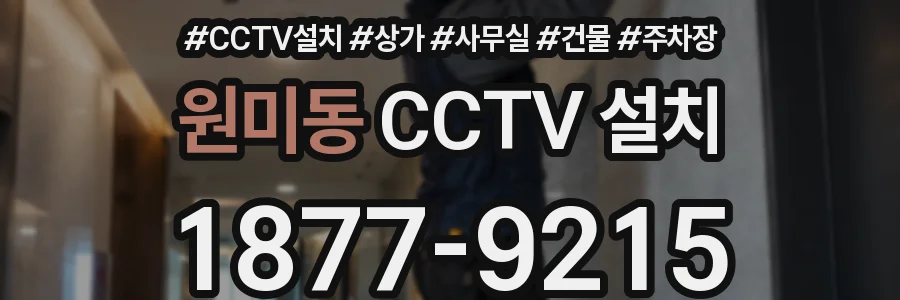 원미동 CCTV 설치