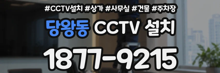 당왕동 CCTV 설치