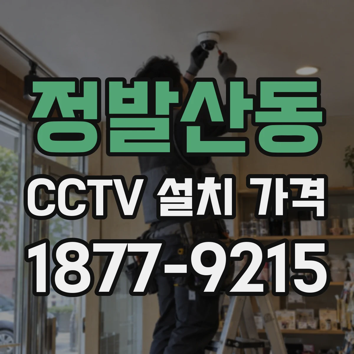 정발산동 CCTV 설치 가격