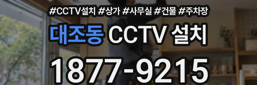 대조동 CCTV 설치
