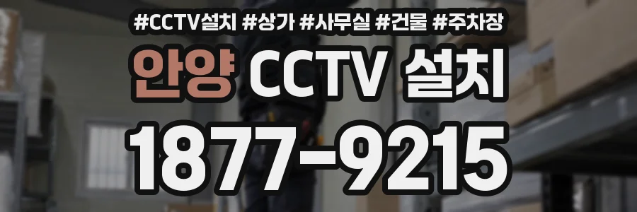 안양 CCTV 설치