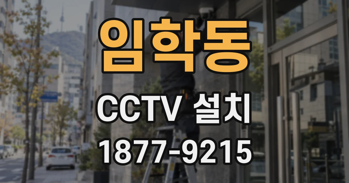 임학동 CCTV 설치