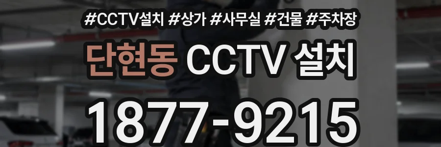 단현동 CCTV 설치