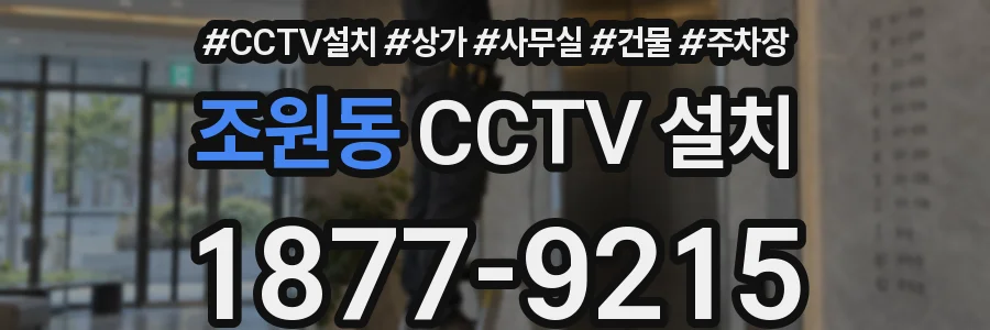 조원동 CCTV 설치