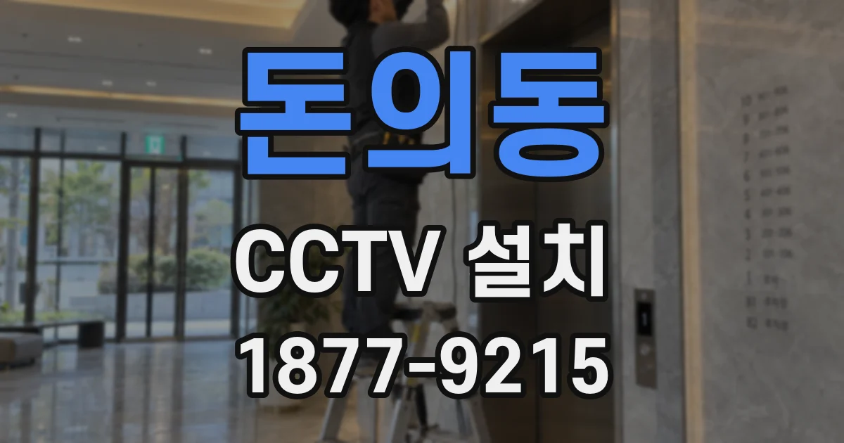 돈의동 CCTV 설치