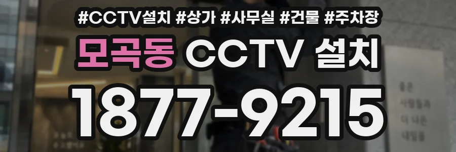 모곡동 CCTV 설치