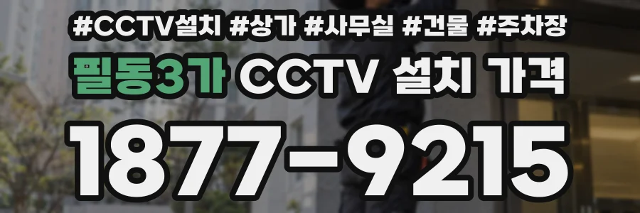 필동3가 CCTV 설치 가격