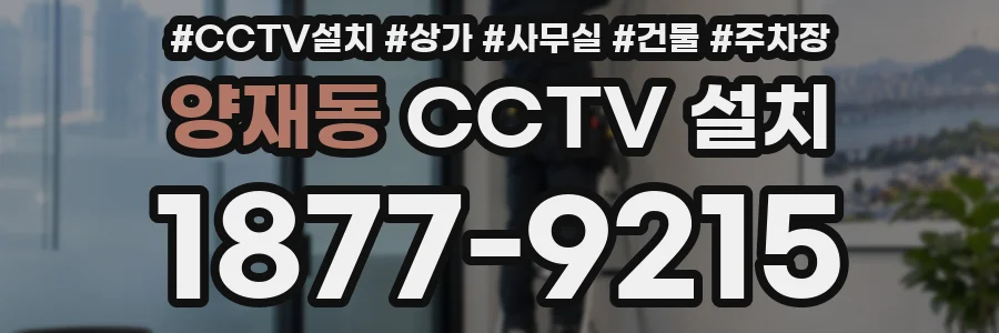 양재동 CCTV 설치