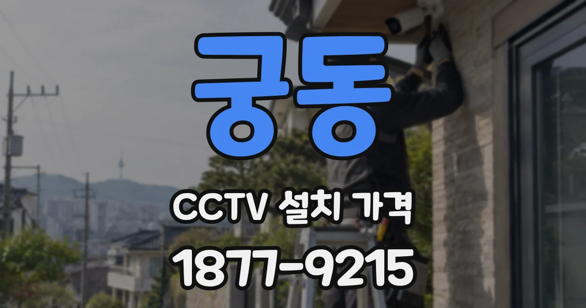 궁동 CCTV 설치 가격