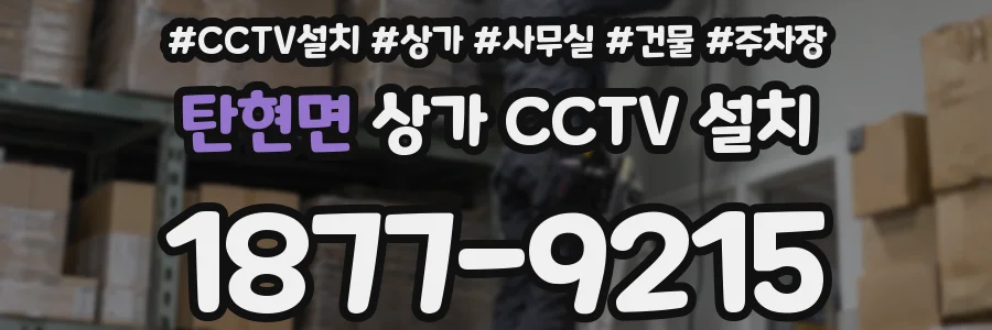 탄현면 상가 CCTV 설치