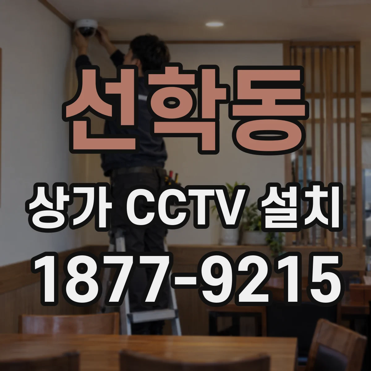 선학동 상가 CCTV 설치