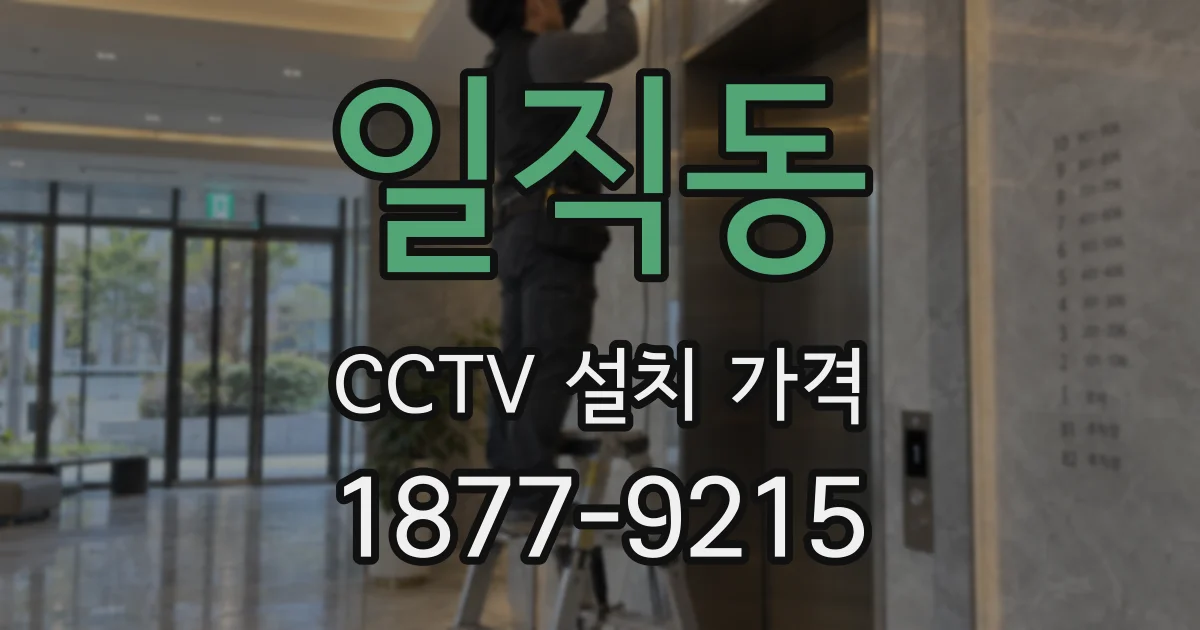 일직동 CCTV 설치 가격