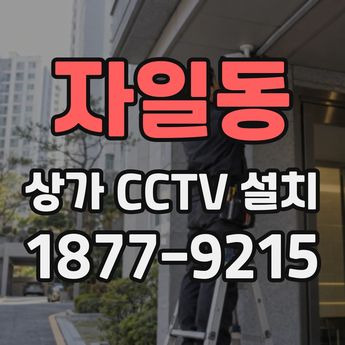 자일동 상가 CCTV 설치